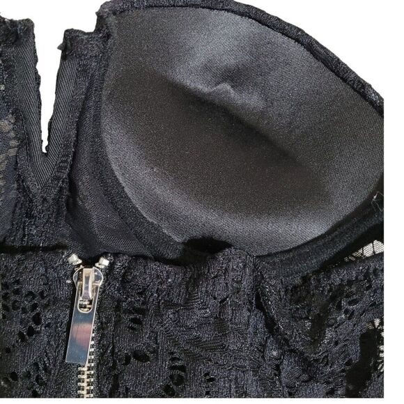LOT OF‎ 13 Fantasy Lingerie Bustier Bra Black Lace Bras S, M, L, XL Wholesale - Picture 11 of 14